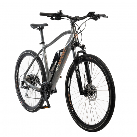 Bicicleta Electrica Afisport C17 - 28 Inch, M-L, Gri [1]