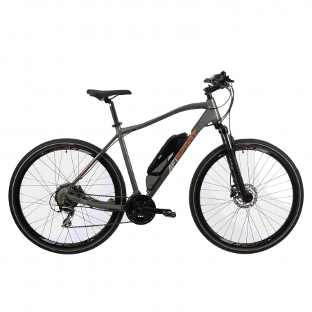 Bicicleta Electrica Afisport C17 - 28 Inch, M-L, Gri [0]