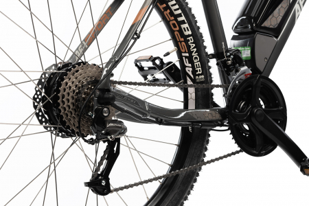 Bicicleta Electrica Afisport M17 - 27.5 Inch, L-XL, Gri [2]