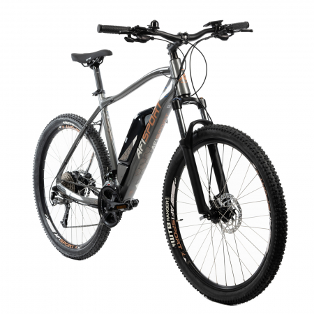 Bicicleta Electrica Afisport M17 - 27.5 Inch, L-XL, Gri [1]