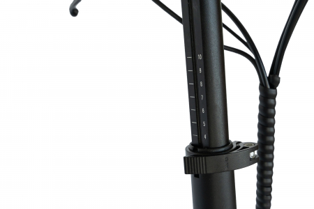 Bicicleta Electrica Carpat (E-BIKE) Pliabila, Echipare Shimano 6 Viteze, Roti 20 Inch, Cadru Aluminiu, Frane Mecanice Disc, Carpat CSC10/05E, Gri cu Design Alb [7]