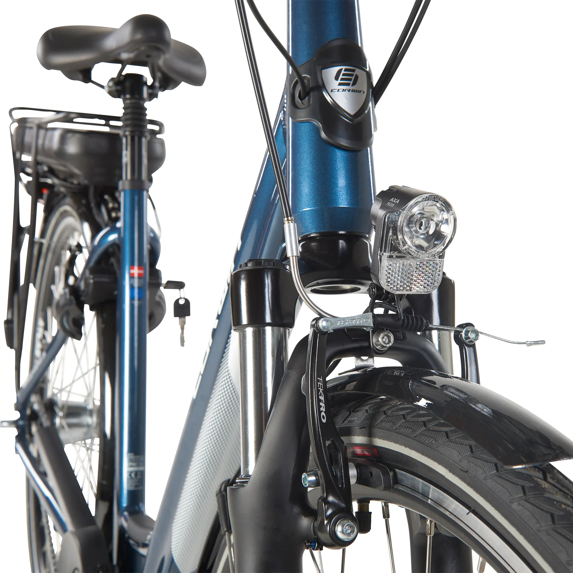 Bicicleta Electrica Corwin 28122 - 28 Inch, 530mm, Albastru [2]