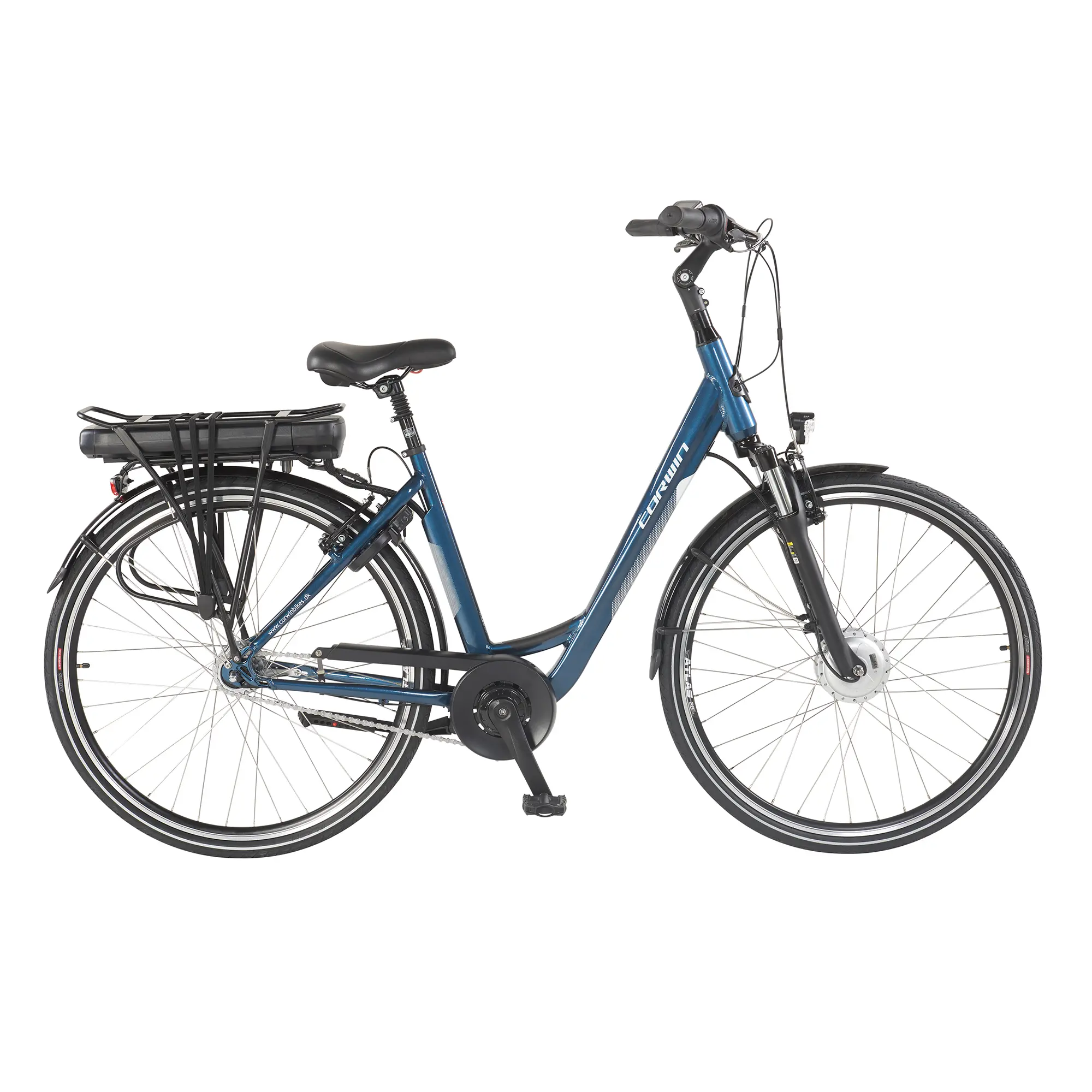 Biciclete electrice - Bicicleta Electrica Corwin 28122 - 28 Inch, 530mm, Albastru