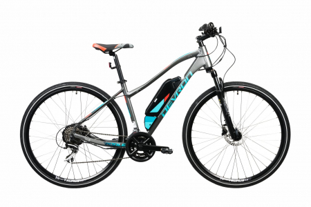 BICICLETE - Bicicleta Electrica Corwin 28162 - 28 Inch, 450mm, Gri