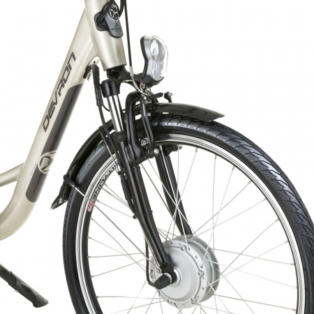 Bicicleta Electrica Devron 26120 - 26 Inch, M, Crem [1]