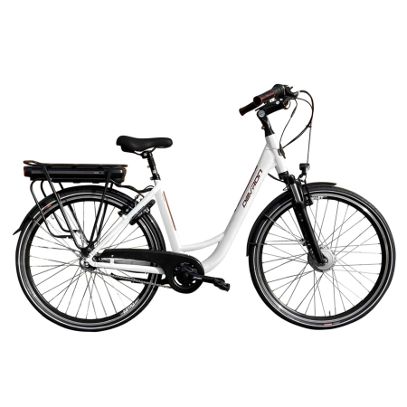 BICICLETE - Bicicleta Electrica Devron 28120 VCN7 - 28 Inch, M, Alb