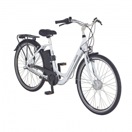 Bicicleta Electrica DHS 5242 - 28 Inch, M, Alb [1]