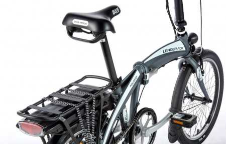 Bicicleta electrica -bike Folding Leader Fox Tifton 20" gri mat-alb [3]