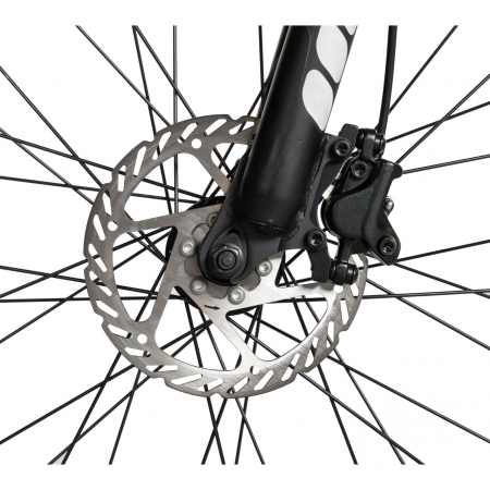 Bicicleta electrica MTB (E-BIKE) CARPAT 27.5" C1007E, cadru aluminiu, frane mecanice disc, echipare SHIMANO 21 viteze, culoare negru/portocaliu [14]