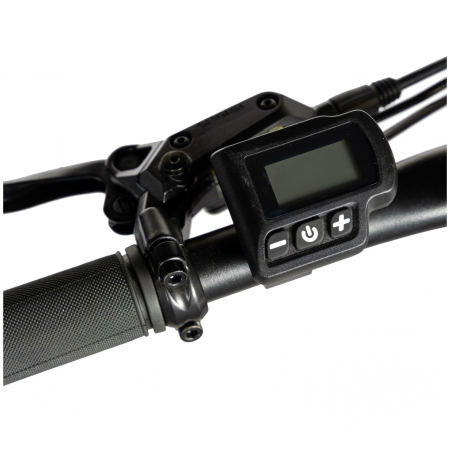 Bicicleta electrica MTB (E-BIKE) CARPAT 27.5" C1007E, cadru aluminiu, frane mecanice disc, echipare SHIMANO 21 viteze, culoare negru/portocaliu [15]