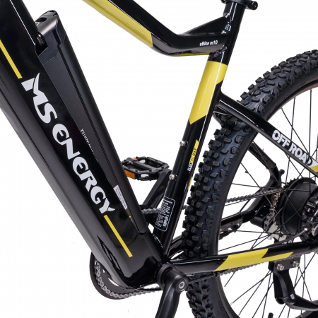 Bicicleta electrica MTB-HT 27.5" MS Energy eBike M10,negru/auriu [2]