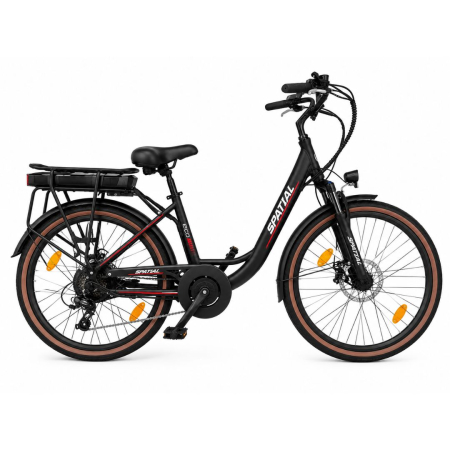 Biciclete electrice - Bicicleta electrica Oras Spatial Shinny - 26 inch, S, Negru
