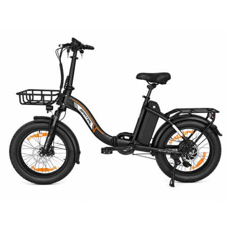 Bicicleta electrica pliabila Spatial Parrot 1.2 - 20 inch, Negru [2]