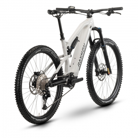 Bicicleta Electrica Raymon Full Suspension Trailray 150 2025 - 29 Inch, S, Alb - Deore [2]