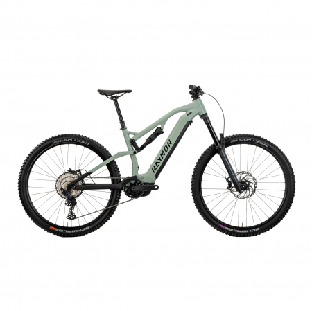 Biciclete electrice - Bicicleta Electrica Raymon Full Suspension Trailray 150 Pro 2025 - 29 Inch, M, Verde - SLX