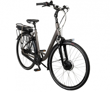 Bicicleta Electrica Stella Livorno Dama FDST RTE 2.1 - 28 Inch, L, Gri [1]