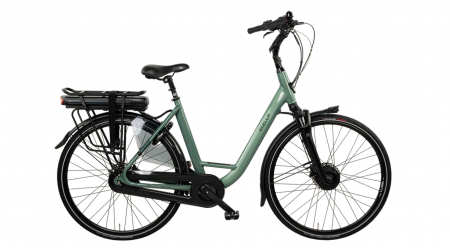 Biciclete electrice - Bicicleta Electrica Stella Livorno Dama FDST RTE 2.1 - 28 Inch, L, Verde