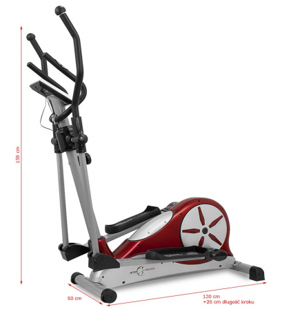 Bicicleta Eliptica Hiton 520 - Rosu [12]