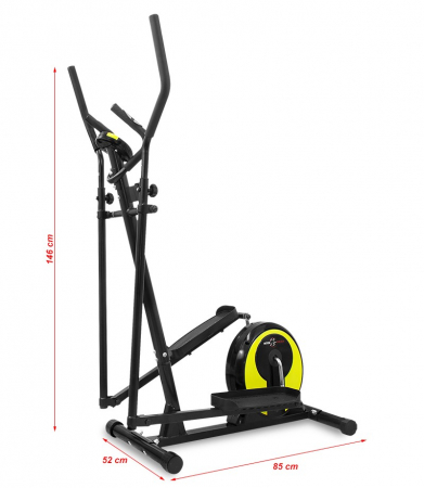 Bicicleta eliptica Hiton Ocelot- negru/galben [3]