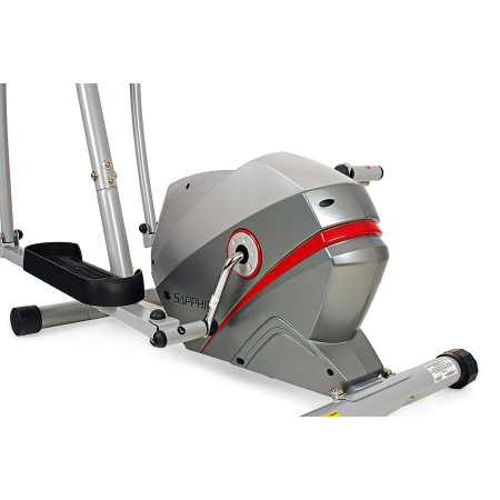 Bicicleta eliptica PULSAR SG-920E- argintiu/rosu [3]