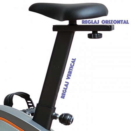 Bicicleta ergometrica FitTronic Cross 513 BP, display mare, electromagnetica, 13 programe, reglaj sa vertical si orizontal, reglaj ghidon, App Kinomap, Zwift [3]