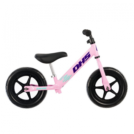 Biciclete copii - Bicicleta fara pedale DHS RIDE-ON Roz