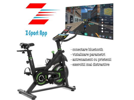 Bicicleta fitness indoor cycling FitTronic SB2000 [4]