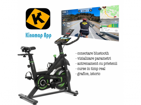 Bicicleta fitness indoor cycling FitTronic SB2000 [2]