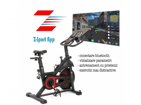 Bicicleta fitness indoor cycling FitTronic SB8000 [2]