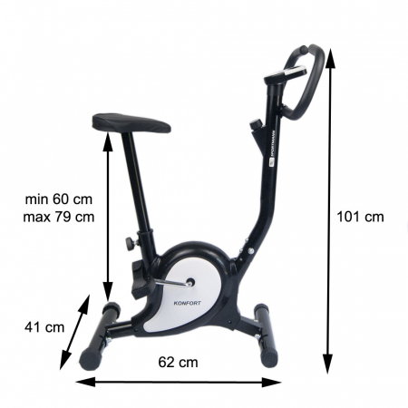 Bicicleta fitness Konfort Sportmann negru [3]