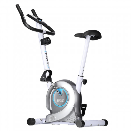 Bicicleta fitness magnetica HMS M8750 alb/gri [3]