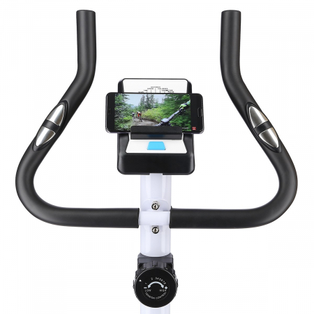 Bicicleta fitness magnetica HMS M8750 alb/gri [14]