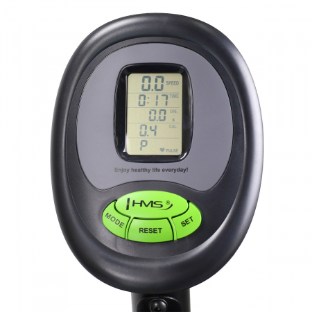 Bicicleta fitness magnetica recumbent HMS R9259 PLUS negru-verde [9]