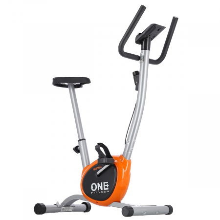 Bicicleta fitness mecanica HMS ONE RW3011 argintiu/portocaliu [3]