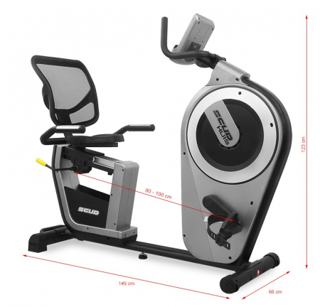 Bicicleta fitness recumbent SCUD U7 Huis [14]