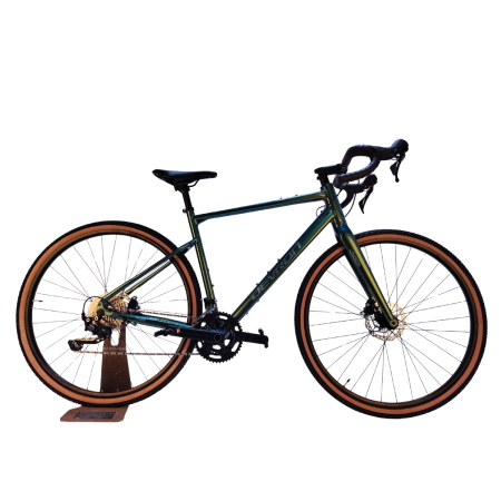 Biciclete de sosea - Bicicleta Gravel Devron 1.0 - 28 inch, XL, Verde