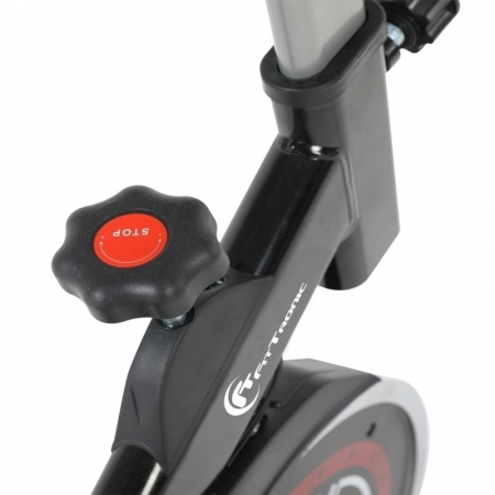 Bicicleta indoor cycling FitTronic SB100, design robust, greutate volanta 8 kg, afisaj LCD, greutate suportata 100 kg [3]