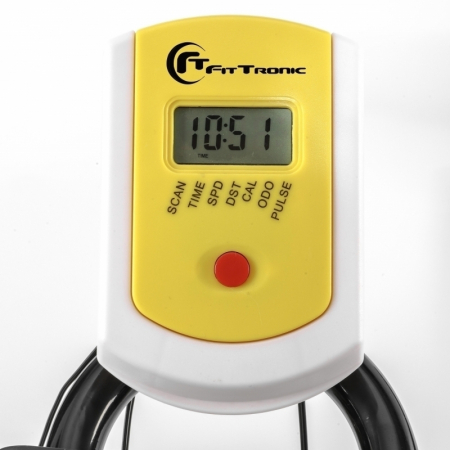 Bicicleta indoor cycling FitTronic SB5000-SB03, Fitshow app, afisaj inclus, volanta 10 kg [5]