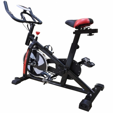BICICLETE FITNESS - Bicicleta indoor cycling FitTronic® Trainer  Spin 700, design robust, greutate volanta 8 kg, afisaj LCD, greutate suportata 120 kg
