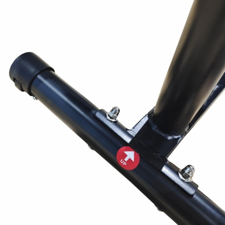 Bicicleta fitness magnetica eliptica FitTronic® Trainer 410E, design robust, greutate suportata 120 kg, volanta 7 kg, afisaj electronic [1]