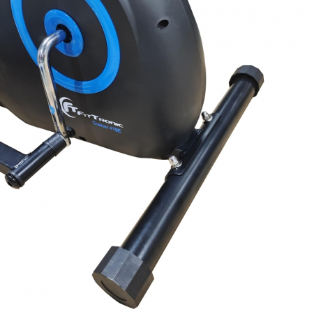 Bicicleta fitness magnetica eliptica FitTronic® Trainer 410E, design robust, greutate suportata 120 kg, volanta 7 kg, afisaj electronic [3]