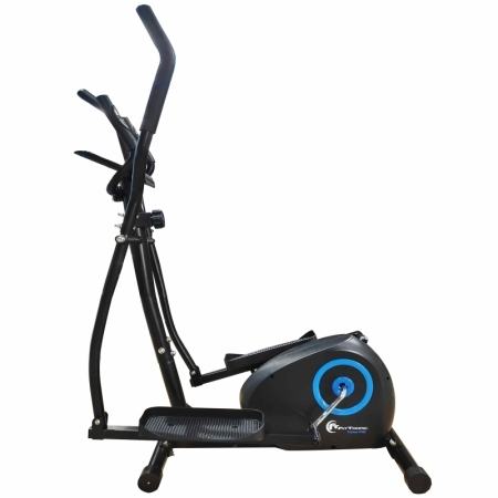 Bicicleta fitness magnetica eliptica FitTronic® Trainer 410E, design robust, greutate suportata 120 kg, volanta 7 kg, afisaj electronic [5]