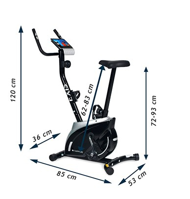 Bicicleta magnetica EXIS SG-300B- negru/rosu [2]