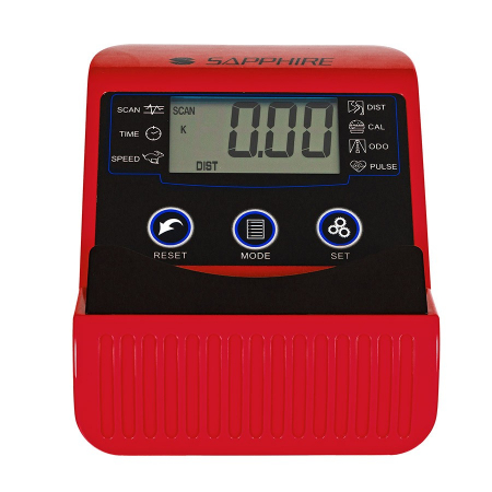 Bicicleta magnetica EXIS SG-300B- negru/rosu [9]