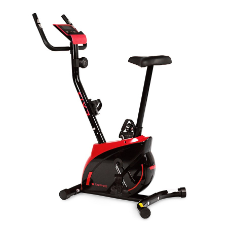 Bicicleta magnetica EXIS SG-300B- negru/rosu [0]