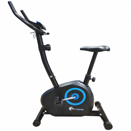 Bicicleta magnetica FitTronic® Trainer 410B, design robust, greutate suportata 100 kg, volanta 6 kg, afisaj electronic [1]