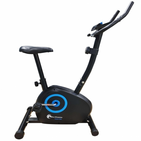 Bicicleta magnetica FitTronic® Trainer 410B, design robust, greutate suportata 100 kg, volanta 6 kg, afisaj electronic [5]