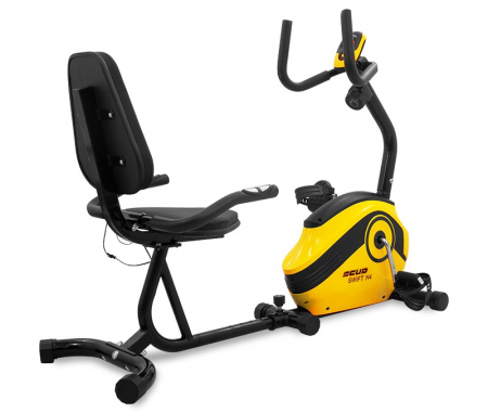 Bicicleta magnetica recumbent Scud Swift H4-galbena [3]