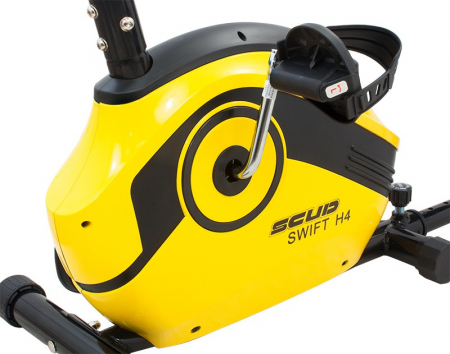 Bicicleta magnetica recumbent Scud Swift H4-galbena [4]