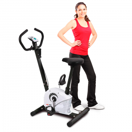 Bicicleta fitness mecanica AB Fit MB1.3 alb [0]